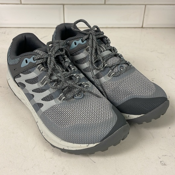 Merrell Antora 3 Hiking Shoes for Ladies Highrise Blue & Grey Size 9.5 J067600 - Picture 14 of 17